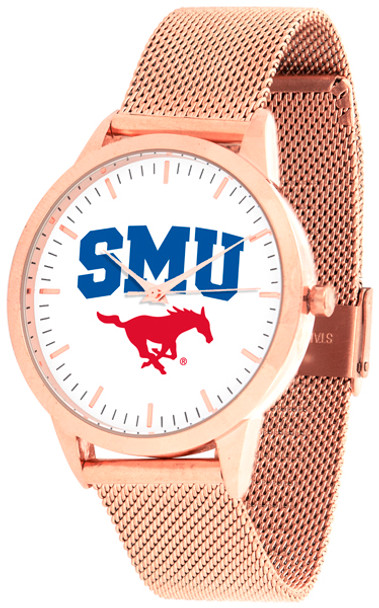 Southern Methodist University Mustangs - Mesh Statement Watch - Rose Band