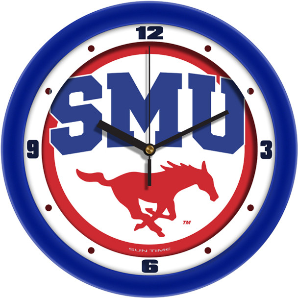 Southern Methodist University Mustangs - Traditional Team Wall Clock