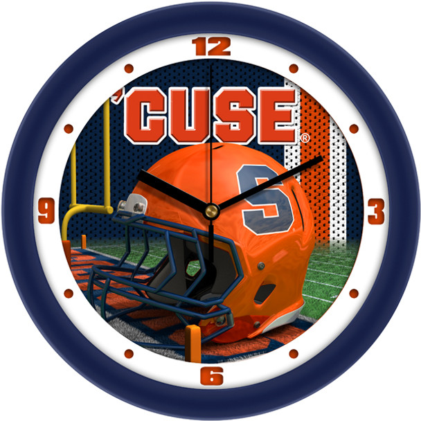 Syracuse Orange - Football Helmet Team Wall Clock