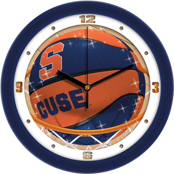 Syracuse Orange - Slam Dunk Team Wall Clock