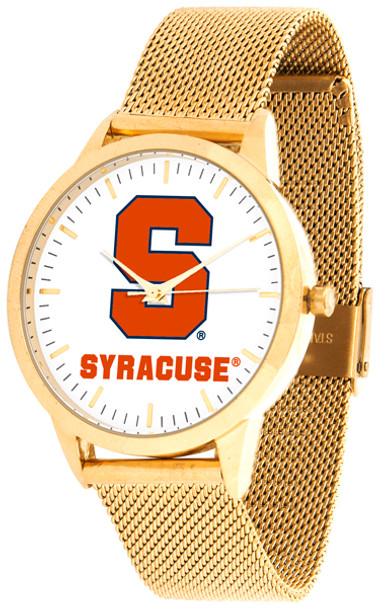 Syracuse Orange - Mesh Statement Watch - Gold Band