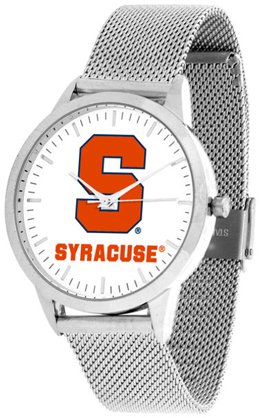 Syracuse Orange - Mesh Statement Watch - Silver Band
