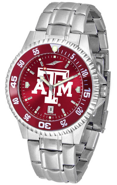 Men's Texas A&M Aggies - Competitor Steel AnoChrome - Color Bezel Watch