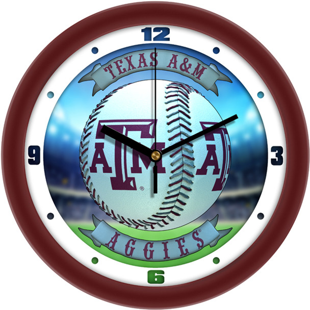 Texas A&M Aggies - Home Run Team Wall Clock