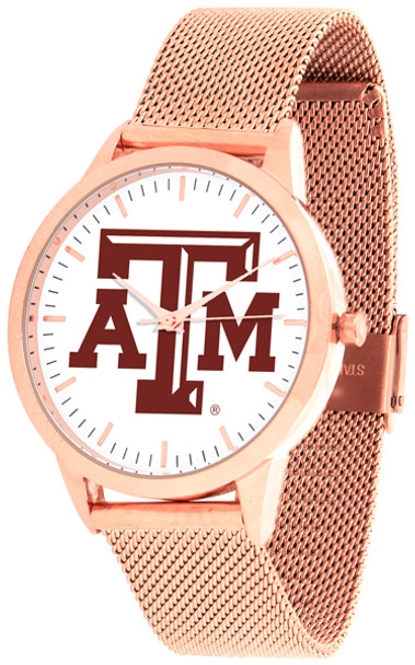 Texas A&M Aggies - Mesh Statement Watch - Rose Band
