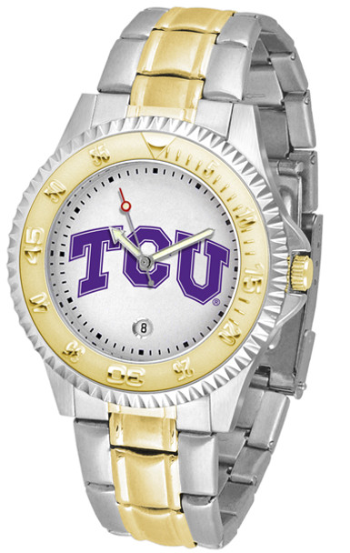 Men's Texas Christian Horned Frogs - Competitor Two - Tone Watch