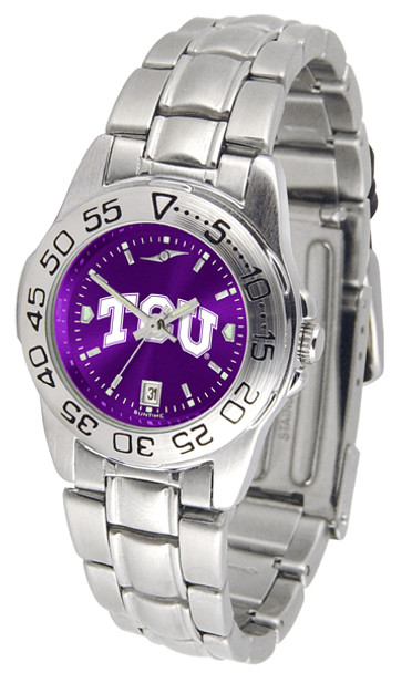 Ladies' Texas Christian Horned Frogs - Sport Steel AnoChrome Watch