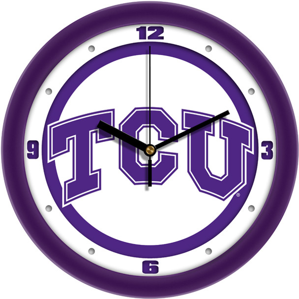 Texas Christian Horned Frogs - Traditional Team Wall Clock