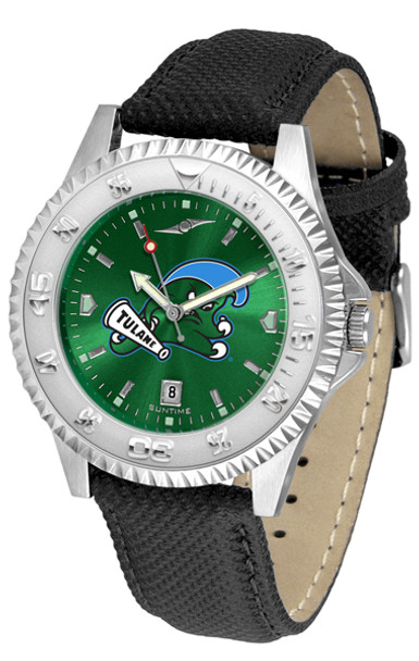 Men's Tulane University Green Wave - Competitor AnoChrome Watch