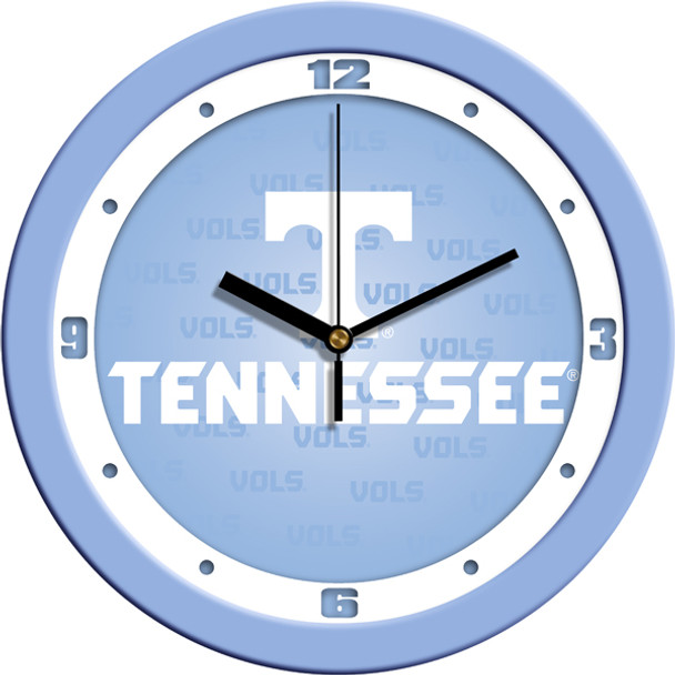 Tennessee Volunteers - Baby Blue Team Wall Clock