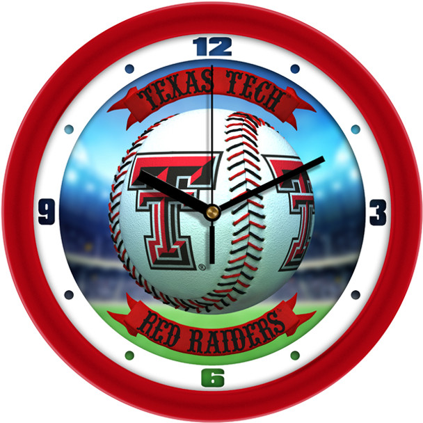 Texas Tech Red Raiders - Home Run Team Wall Clock
