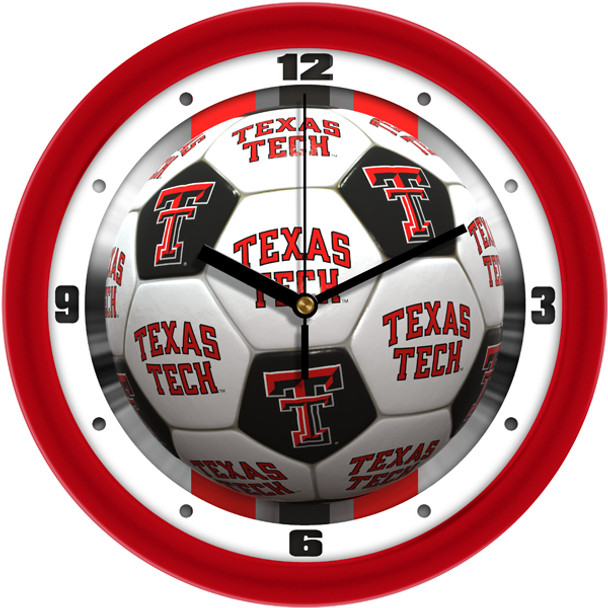 Texas Tech Red Raiders- Soccer Team Wall Clock