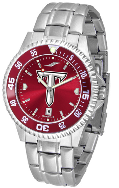 Men's Troy Trojans - Competitor Steel AnoChrome - Color Bezel Watch