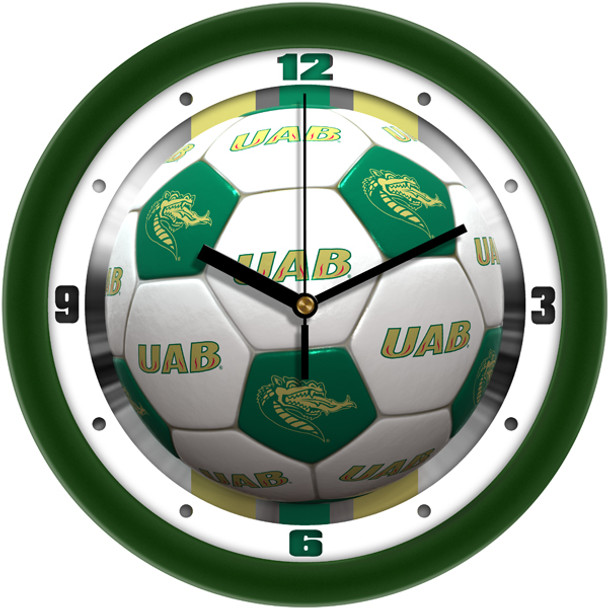 Alabama - UAB Blazers- Soccer Team Wall Clock