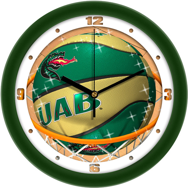 Alabama - UAB Blazers - Slam Dunk Team Wall Clock