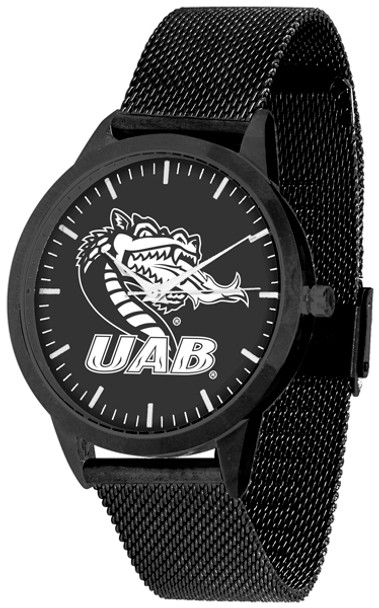 Alabama - UAB Blazers - Mesh Statement Watch - Black Band - Black Dial
