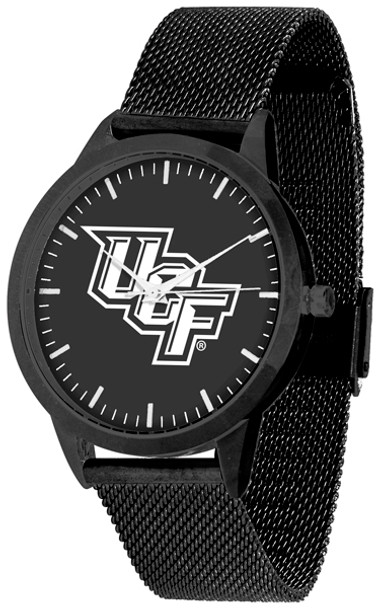 Central Florida Knights - Mesh Statement Watch - Black Band - Black Dial