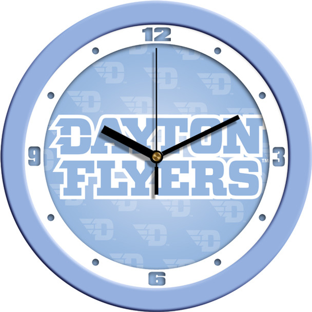 Dayton Flyers - Baby Blue Team Wall Clock
