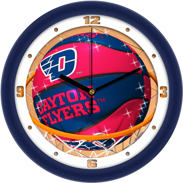 Dayton Flyers - Slam Dunk Team Wall Clock