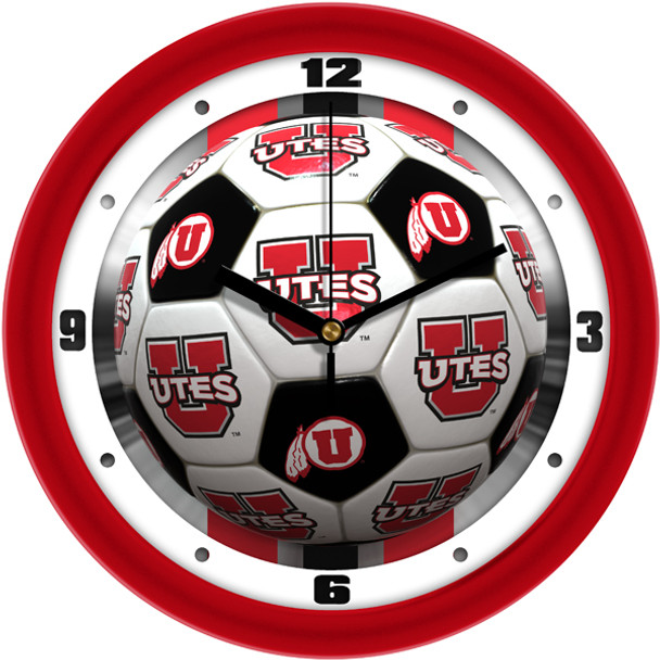 Utah Utes- Soccer Team Wall Clock