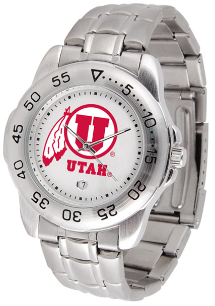 Men's Utah Utes - Sport Steel Watch