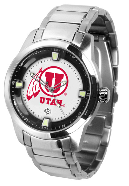 Men's Utah Utes - Titan Steel Watch