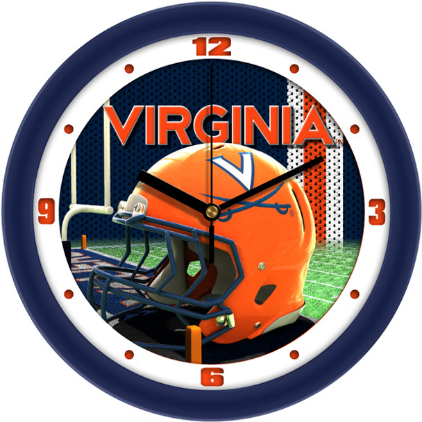 Virginia Cavaliers - Football Helmet Team Wall Clock