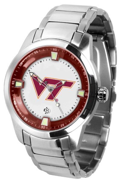 Men's Virginia Tech Hokies - Titan Steel Watch