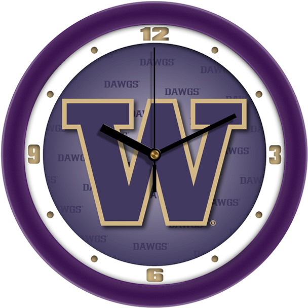 Washington Huskies - Dimension Team Wall Clock