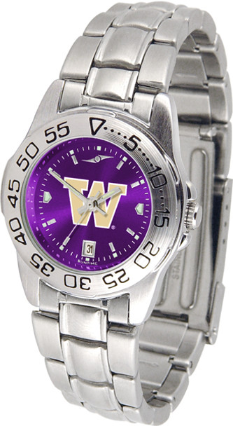 Ladies' Washington Huskies - Sport Steel AnoChrome Watch