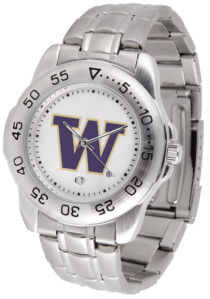 Men's Washington Huskies - Sport Steel Watch
