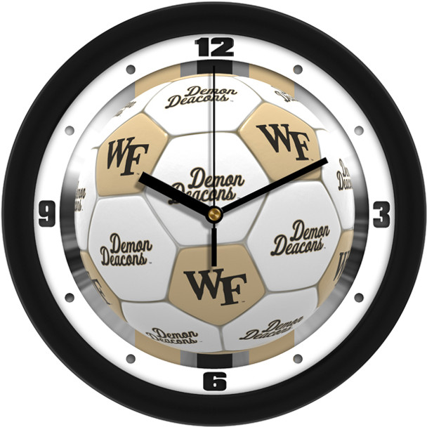 Wake Forest Demon Deacons- Soccer Team Wall Clock