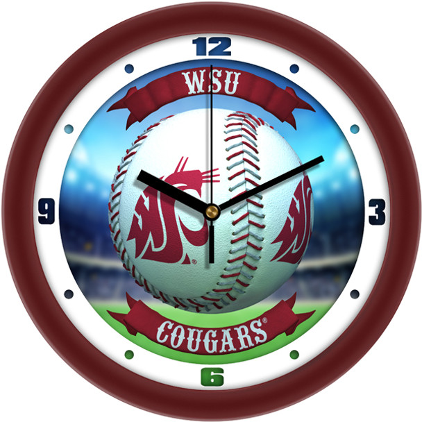 Washington State Cougars - Home Run Team Wall Clock