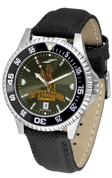 Men's Wyoming Cowboys - Competitor AnoChrome - Color Bezel Watch