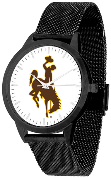 Wyoming Cowboys - Mesh Statement Watch - Black Band