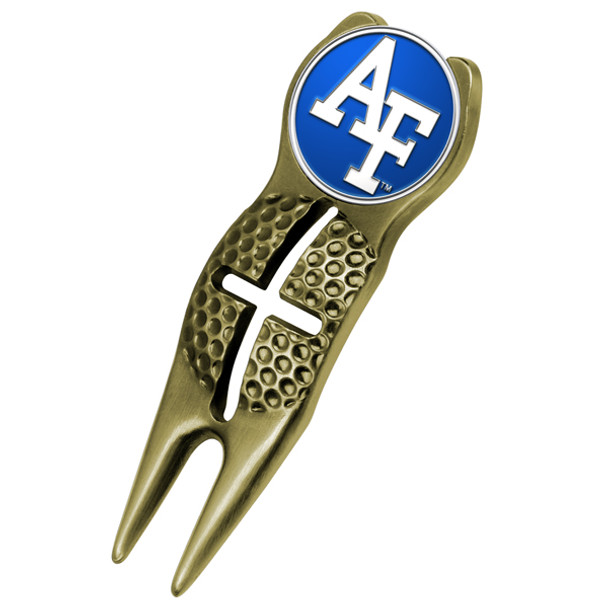 Air Force Falcons - Crosshairs Divot Tool  -  Gold