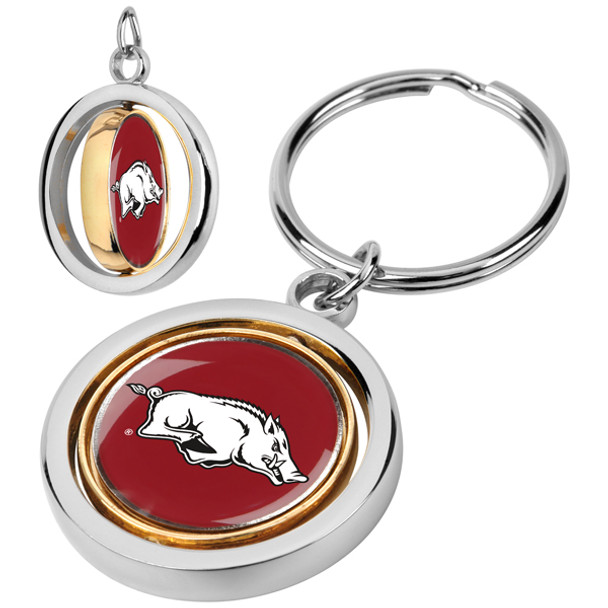 Arkansas Razorbacks - Spinner Key Chain