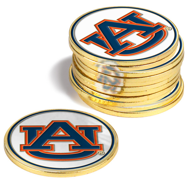 Auburn Tigers - 12 Pack Ball Markers