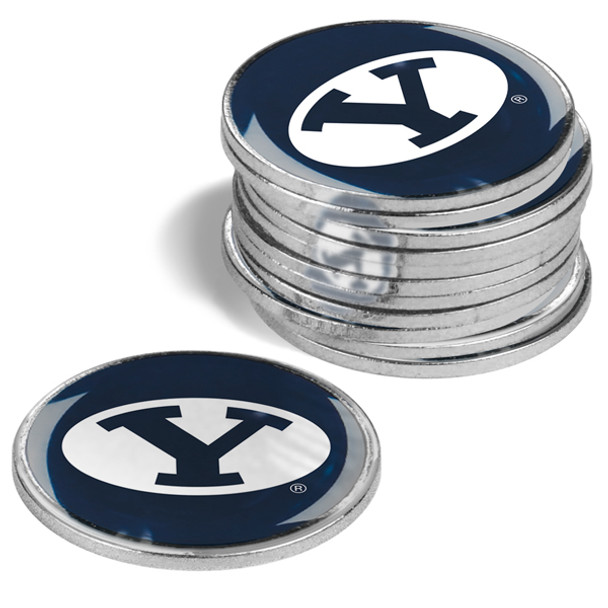 Brigham Young Univ. Cougars - 12 Pack Ball Markers