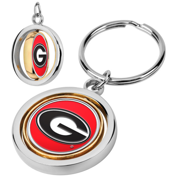 Georgia Bulldogs - Spinner Key Chain