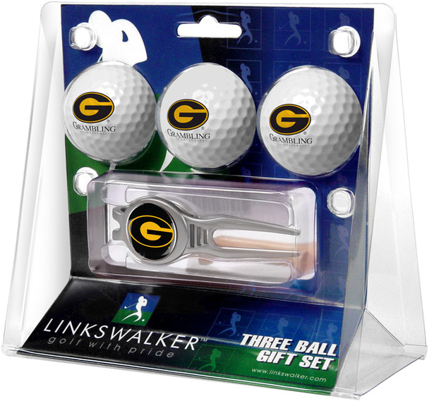 Grambling State University Tigers - Kool Tool 3 Ball Gift Pack