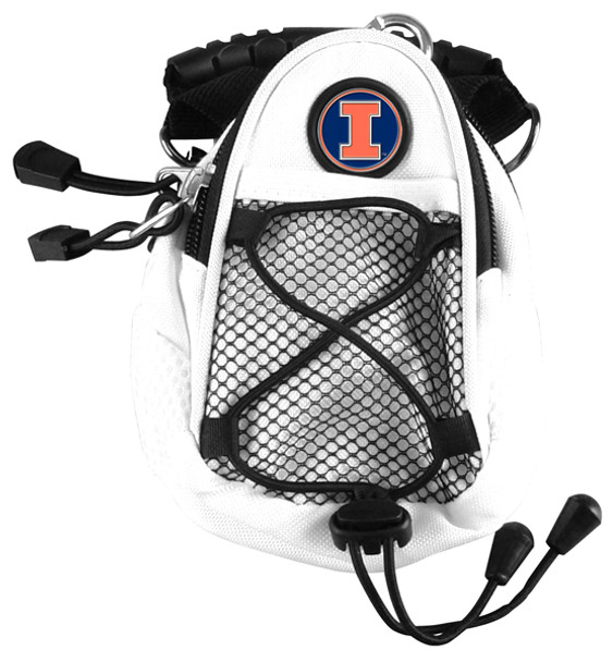 Illinois Fighting Illini - Mini Day Pack  -  White