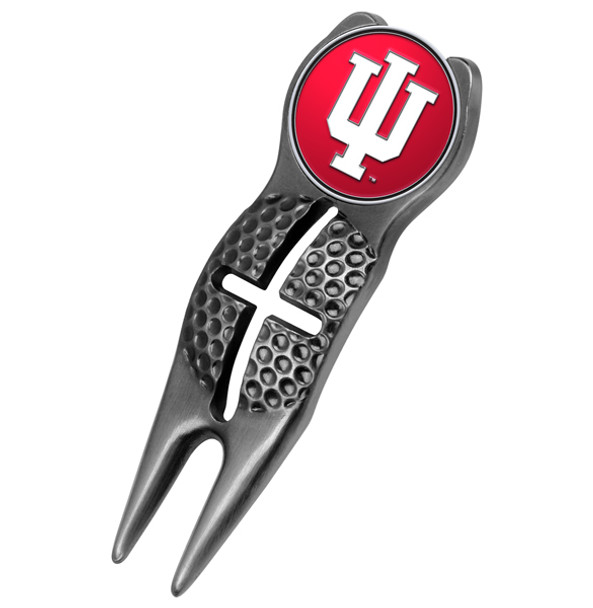 Indiana Hoosiers - Crosshairs Divot Tool  -  Black