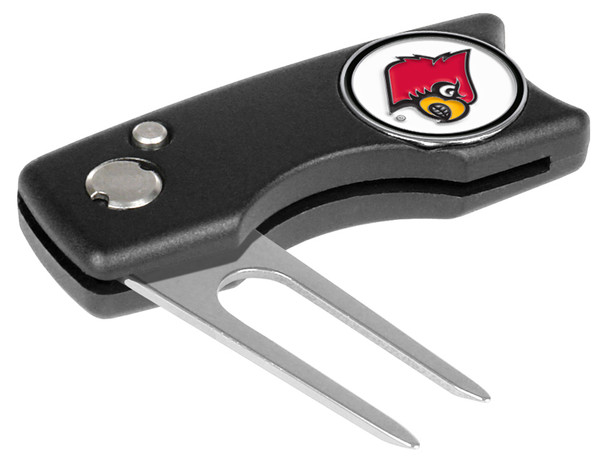 Louisville Cardinals - Spring Action Divot Tool