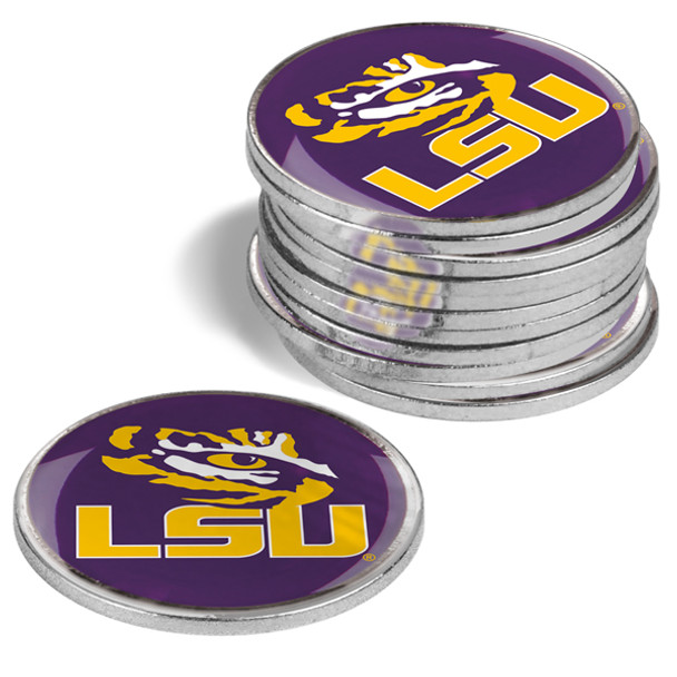 LSU Tigers - 12 Pack Ball Markers