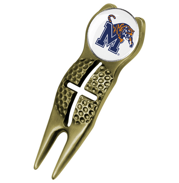 Memphis Tigers - Crosshairs Divot Tool  -  Gold