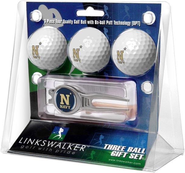 Naval Academy Midshipmen - Kool Tool 3 Ball Gift Pack