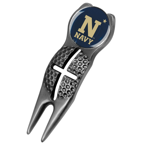 Naval Academy Midshipmen - Crosshairs Divot Tool  -  Black