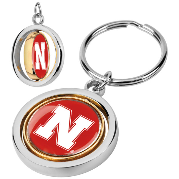 Nebraska Cornhuskers - Spinner Key Chain