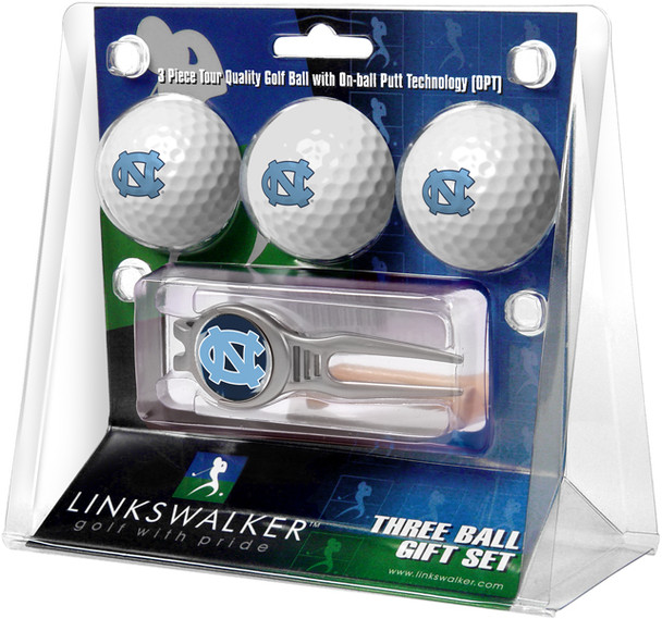 North Carolina  -  University Of - Kool Tool 3 Ball Gift Pack
